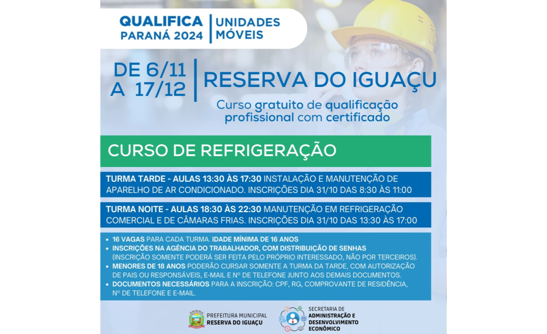 CURSO DE REFRIGERAÇÃO