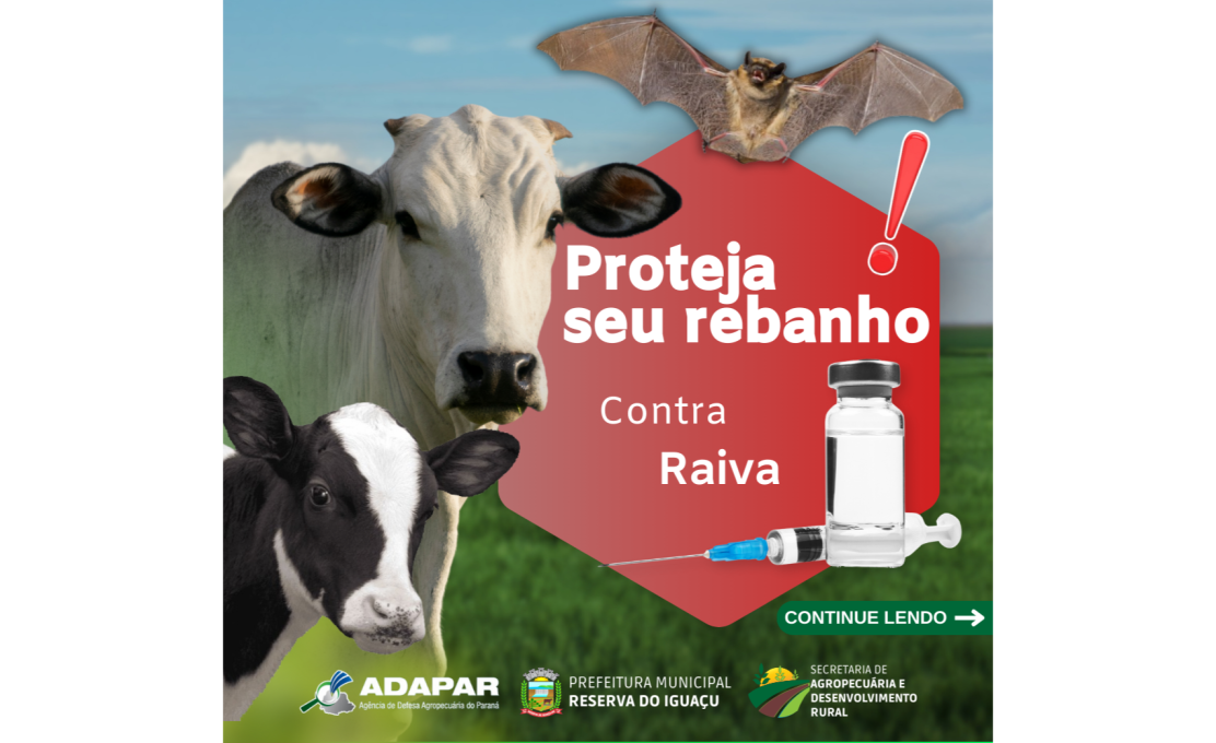 Proteja seu rebanho contra a raiva