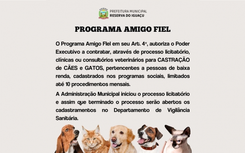 PROGRAMA AMIGO FIEL 