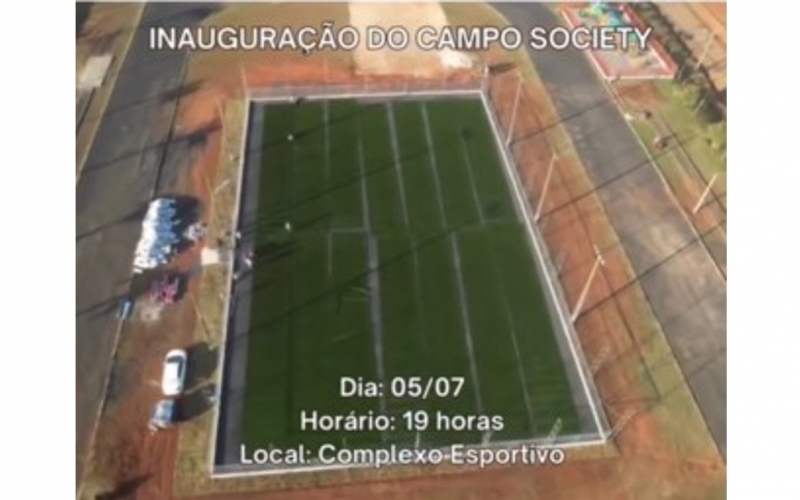 INAUGURAÇÃO DO CAMPO SOCIETY