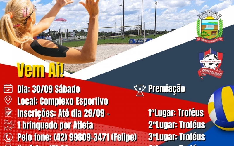 CIRCUITO DE VÔLEI DE PRAIA MUNICIPAL - FEMININO 2023