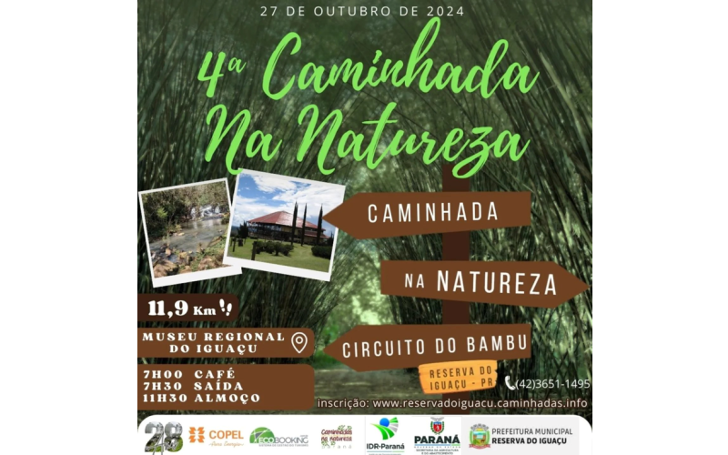  4ª CAMINHADA NA NATUREZA  - CIRCUITO DO BAMBU 